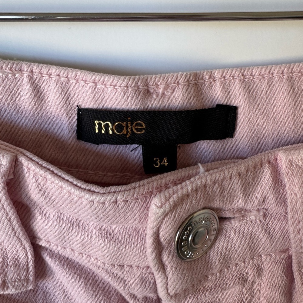Maje pink wide leg jeans - Picture 6 of 13